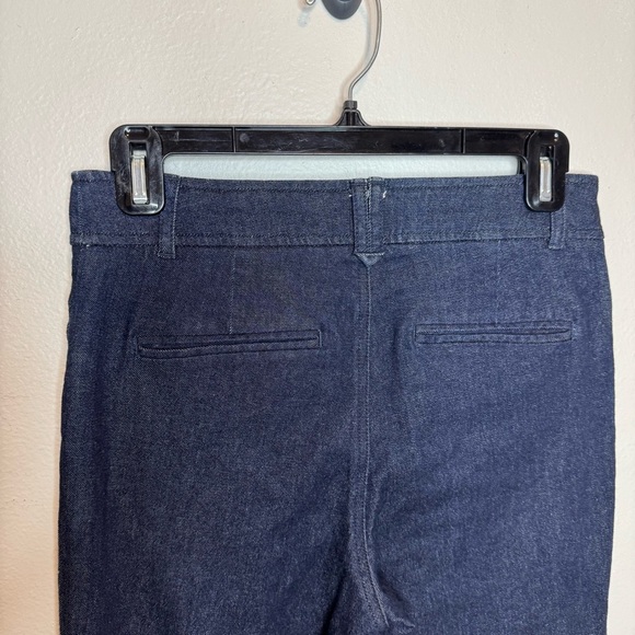 Anthropologie The Essential Trousers Bootcut Pants Dark Wash - Picture 10 of 11